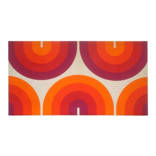 Marimekko Fabric Op Art Screenprint Wall Textile 1970s For Sale