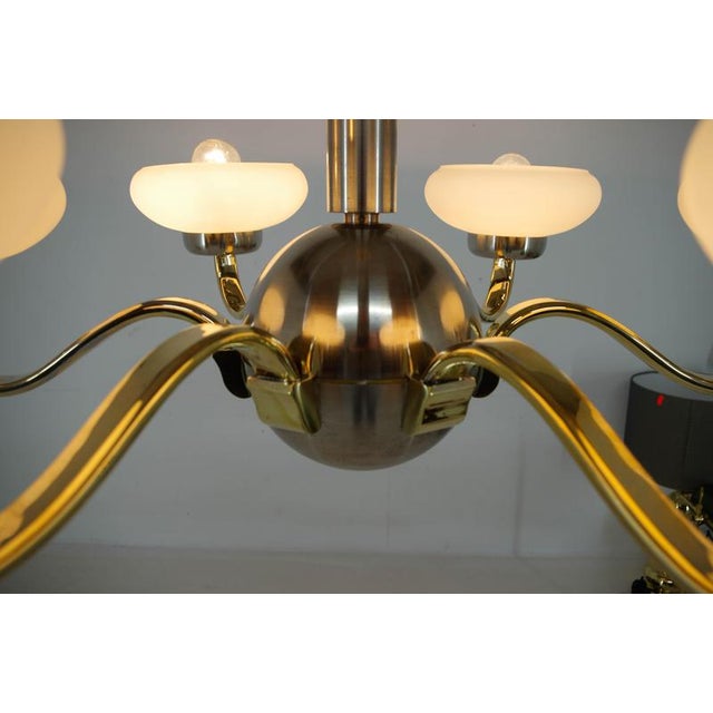 Large Art Deco Chandelier, 1930s For Sale - Image 9 of 16