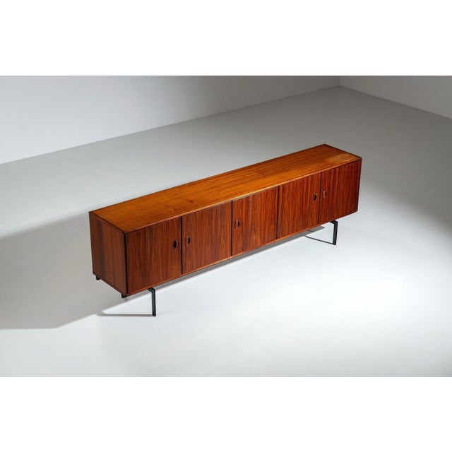 Fristho Large Sideboard in Rosewood by Fristho Franeker, Netherlands, 1960 For Sale - Image 4 of 13