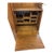 1900s Oak Side by Side Secretary Desk With Glass Curio Cabinet For Sale - Image 4 of 7