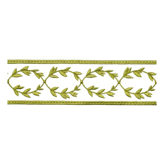 SAMPLE - Schumacher X Paloma Contreras Maison Vine Trim In Leaf For Sale
