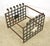 Traditional Antique Wrought Iron Box Shaped Fireplace Box For Sale - Image 3 of 7
