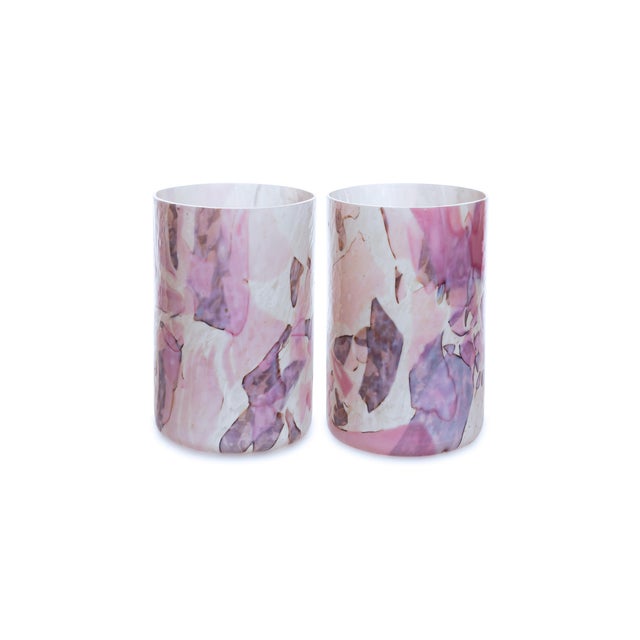 The Nougat Collection is another result of our tests with Murano blown glass. The patterns on these vases and glasses,...