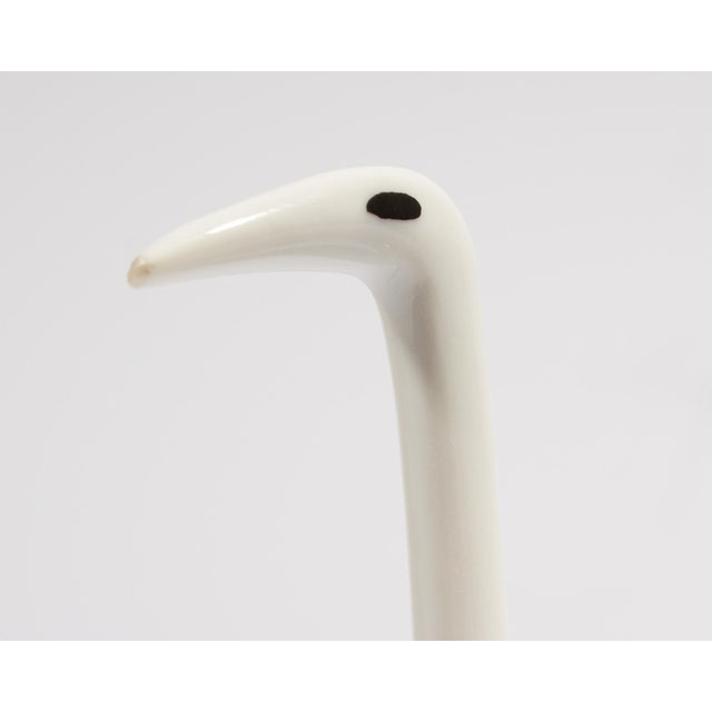 White Cmielow Poland Porcelain Łabędź Królewski Royal Swan For Sale - Image 8 of 9