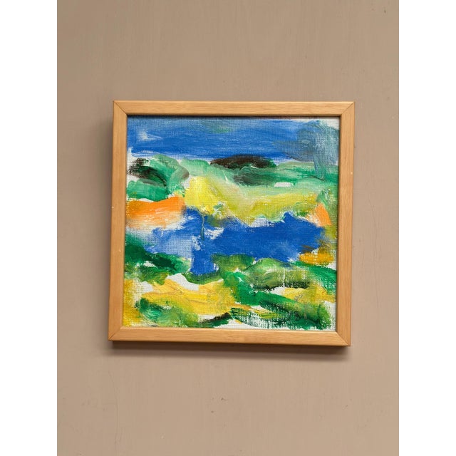 Inge Blomqvist, Composition, 1960s, Oil Painting on Canvas, Framed For Sale - Image 14 of 14