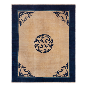 Nazmiyal Collection Antique Chinese Minimalist Rug