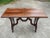 Splendid Spanish [Goya] console / sofa tbl. Rich European solid walnut with flaming burl and marbling grain. An ideal...