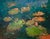 Contemporary Oil Painting Lily Pond by Cindy Carrillo For Sale