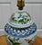 Vintage Ceramic Table Lamp Ginger Jar Floral Hand Painted Wood Base For Sale - Image 9 of 17