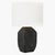 Hable by Visual Comfort Studio Hable Sybert Table Lamp in Rough Black Ceramic For Sale In Greenville, SC - Image 6 of 6