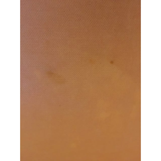 Old World Weavers Old World Weavers English Roll Arm Skirted Club Chair in Mohair For Sale - Image 4 of 5