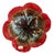 Ceramic Vintage P and Poppy-Shaped French Ceramic Shell in Adventurous Color Glaze from Vallauris, 1970s For Sale - Image 7 of 7