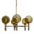 Brass and Glass Pendant from Svend Mejlstrøm, 1960s For Sale