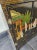 1950s Chinoiserie Black Lacquer Mop Chinese Cabinet Hand Painted For Sale - Image 11 of 15