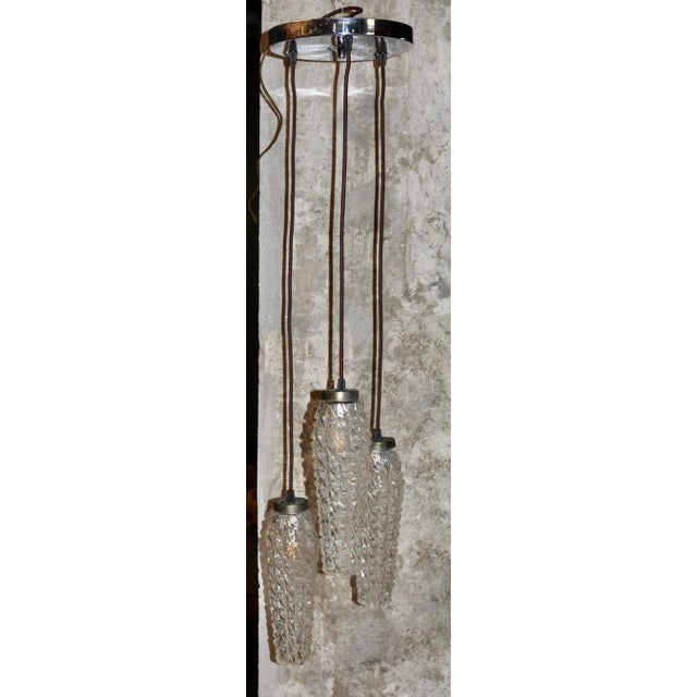 Cascading Ceiling Lamp with 3 Shades, 1960s For Sale - Image 16 of 16