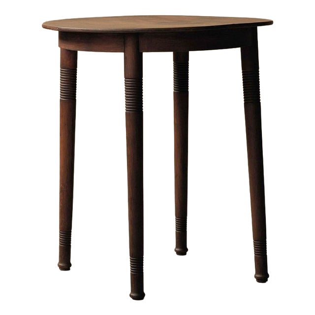 Antique Round Side Table by J. & J. Kohn, 1900s For Sale