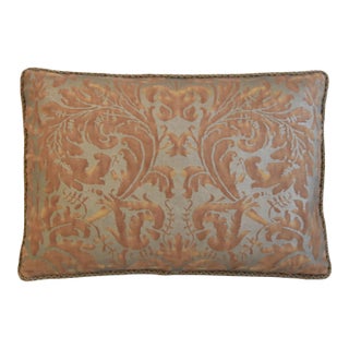 Italian Mariano Fortuny Lucrezia Feather/Down Pillow For Sale