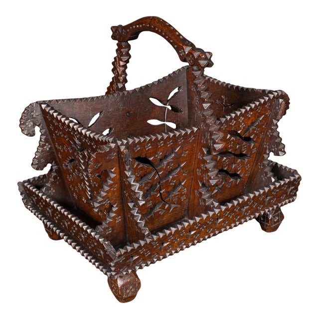 1900's Antique Truffle Collecting Trug For Sale