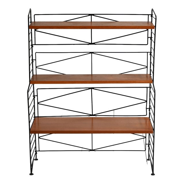 Modular Hylla Bookcase by Kajsa and Nils Nisse Strinning for String, 1960s For Sale