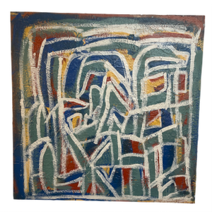 “I See You” by John Frates Mid Century Modern Abstract Certificate of Authenticity With Invoice Unsigned Hang Multi-Directional, #1712