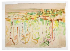 Reynold Arnould, Landscape, Drawing, Mid-20th Century