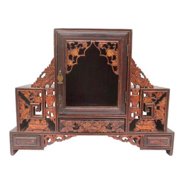 Antique Chinese Home Buddha Altar House For Sale