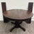 Wood Antique Arts & Crafts Mission Quarter Sawn Oak Pedestal Dining Table For Sale - Image 7 of 16