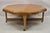 Brown Vintage Lane Mid Century Modern Walnut Octagonal Stretcher Base Coffee Table For Sale - Image 8 of 10