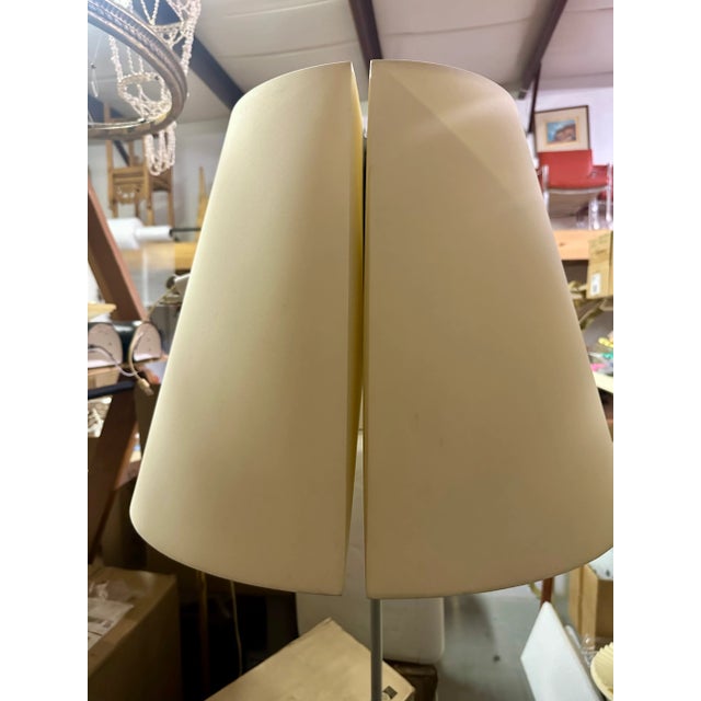 Antique White Mega Melampo Extra Tall Artemide Torchiere Floor Lamp For Sale - Image 8 of 11
