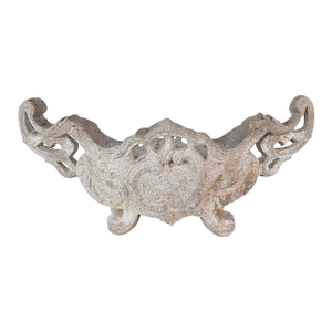 19th Century Hand-Carved Italian Stone Jardinaire in Roman Style