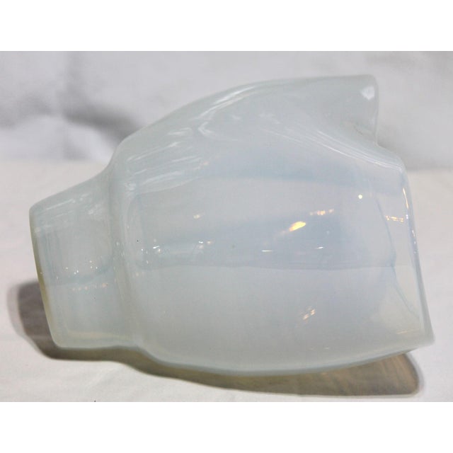 Beautiful Antique Opaline Opalescent Glass Vase For Sale - Image 4 of 11