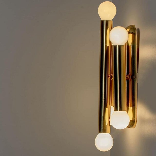 1970s Brass Wall Light by Sciolary, Italy, 1970s For Sale - Image 5 of 14