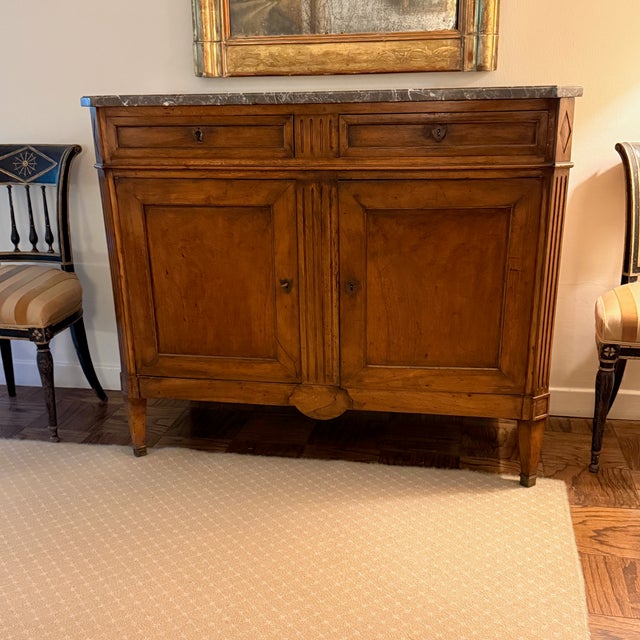 Miller and Arney Directioire Marble Top Server, Ca. 1800 For Sale In Washington DC - Image 6 of 9