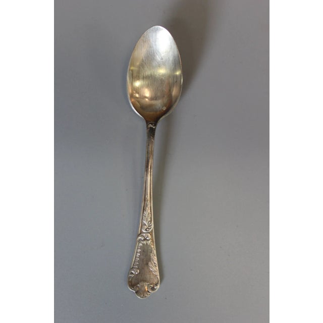 Silver Louis XV Style Cutlery Service from François Frionnet, 1940s, Set of 84 For Sale - Image 8 of 17