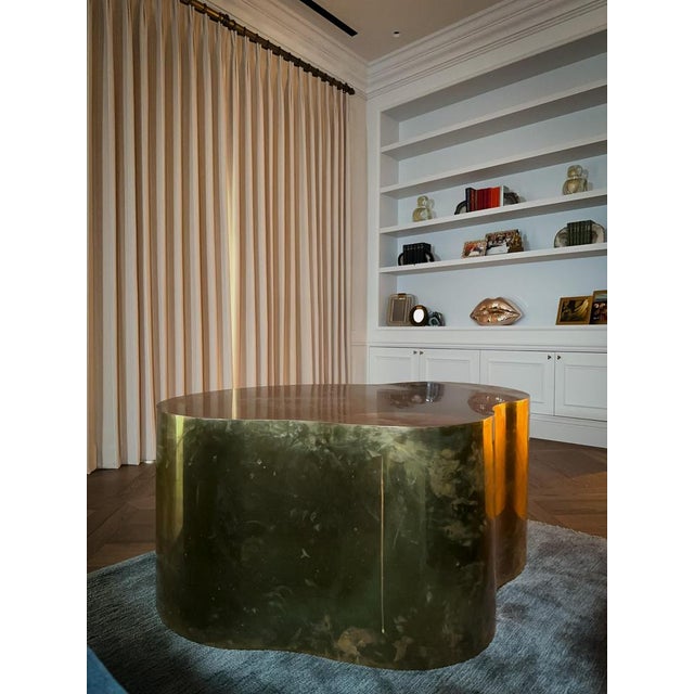 Large Freeform Side Table, 1980s For Sale - Image 3 of 10