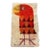 Mid-Century Hand-Hooked Bird Tapestry Rug Wall Hanging For Sale