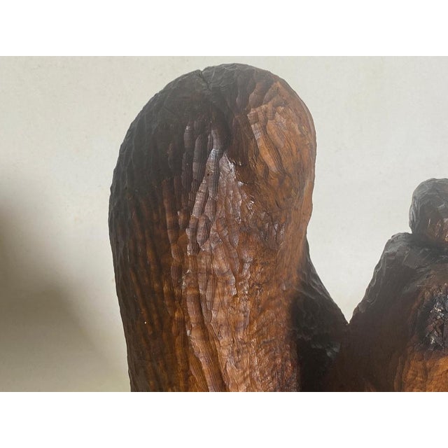 Brutalist Sculpture in Wood, France, 1950s For Sale - Image 15 of 17