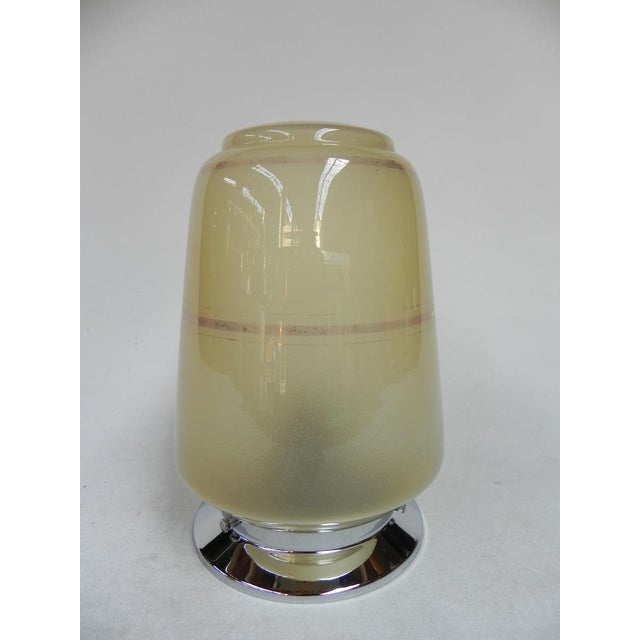 Art Deco Glass Ceiling Lamp, 1930s For Sale - Image 3 of 7