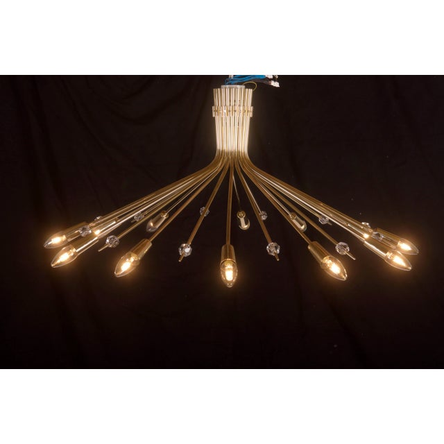 Austrian Stella Chandelier by J. T. Kalmar, 1950s For Sale - Image 6 of 10