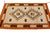 2020s Mid-Century Modern Navajo Style Terracotta and Cream Wool Flatweave Area Rug For Sale - Image 5 of 8