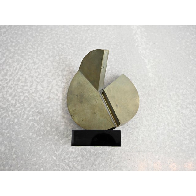 Vintage Brass Sculpture by Gordon Hammond Smith For Sale In Detroit - Image 6 of 12