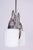 Metal Mid-Century Chandelier in Chrome, Steel and Opaline Glass, Czech, 1960s For Sale - Image 7 of 12