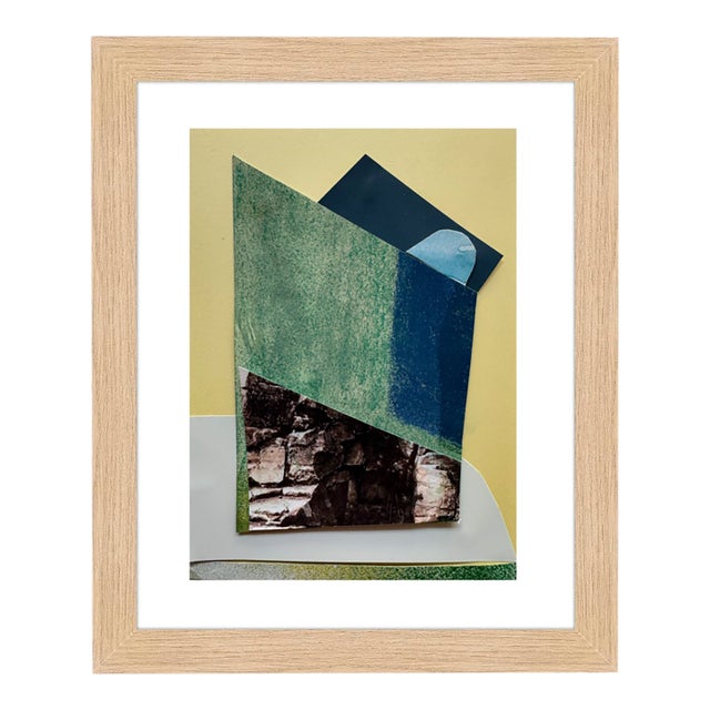 "Pop Music 6" Original Mixed-Media Collage on Paper by Zac Woodiel For Sale