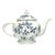 1990s Blue Danube “Blue Onion” Porcelain Teapot & Lid For Sale