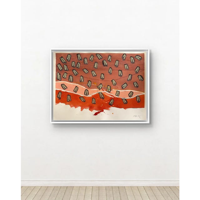 Barbara Beck Acrylic Painting on Paper 2006 - Signed/Dated/Unframed Barbara Beck - Painter, Printmaker, Sculptor. Beck’s...