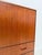 Brown Vintage Danish Teak Highboard attributed to Børge Mogensen, 1960s For Sale - Image 8 of 13