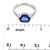 Natural Tanzanite Diamond Ring 6.5 14k WG 2.05 TCW Certified For Sale - Image 11 of 12