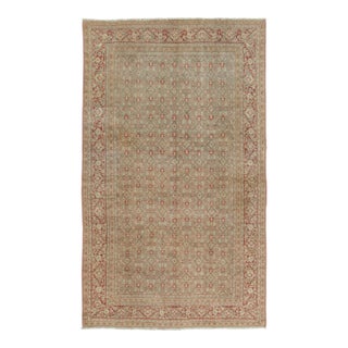 Antique Persian Tabriz Rug With Dense Herati Design in Soft Tones - Rug & Kilim For Sale