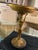 Antique Late 19th Century Brass Art Nouveau Woman Holding a Bowl For Sale - Image 10 of 12