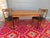 Teak and Walnut Draw Leaf Extending Dining Table For Sale - Image 4 of 9